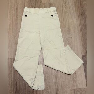 Women’s Cream Straight-Leg Pants size Medium